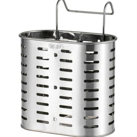 Porte-couverts de cuisine en acier inoxydable 304 porte-baguettes porte-baguettes suspendu vertical panier de rangement
