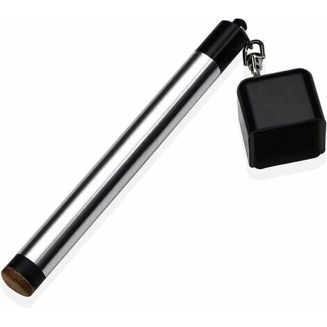 Porte-craie de billard 2 en 1, porte-craie de billard portable, piqueur de pointe de queue de billard, non sli