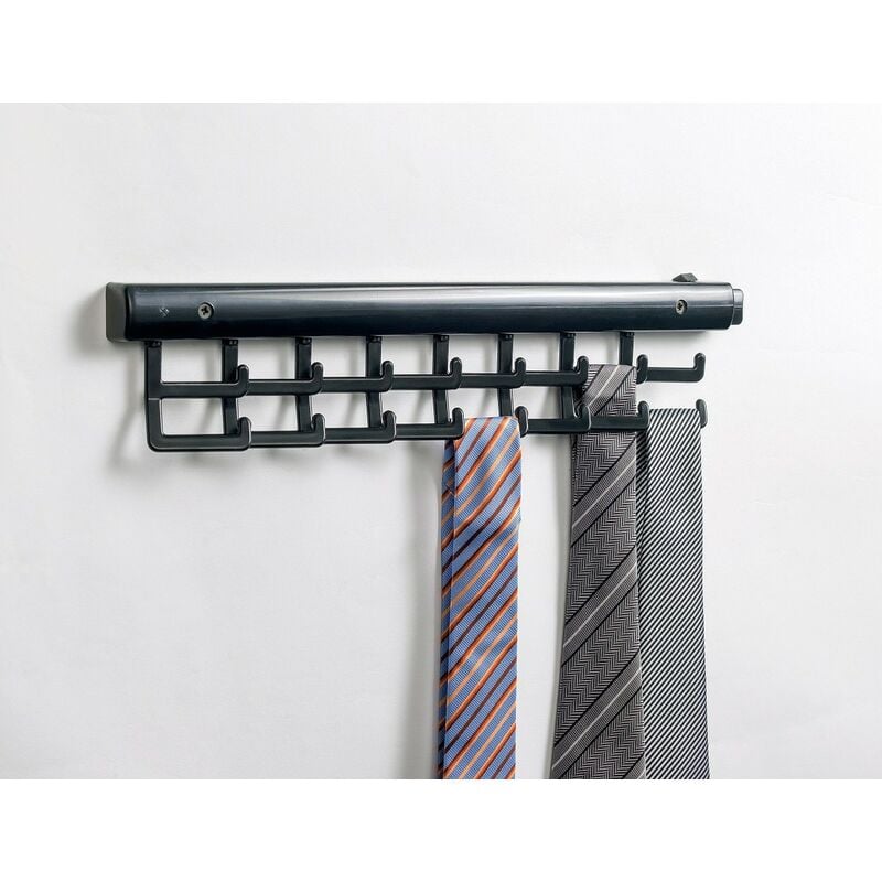 Capaldo - Porte-cravates en plastique avec 16 crochets mm.375x3,5x80h - Salone