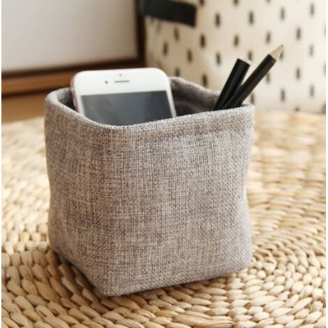 Porte-crayon porte-stylo fournitures pour étudiants outils de bureau accessoires rangement papeterie porte-stylo tissu(gris)