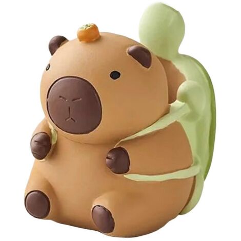 Porte-crayons de bureau capybara, ornement en résine, boîte de rangement pour crayons