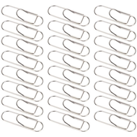 Porte-crayons en métal design trombone - Lot de 24 pour rangement bureau et organisation scolaire