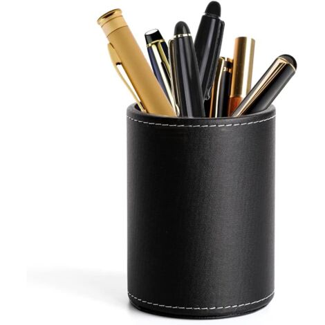 Porte-crayons rond, noir