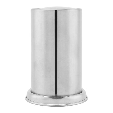 Porte-cure-dents en acier inoxydable pour hôtel, restaurant, bureau ou maison - Rangement élégant pour cotons-tiges