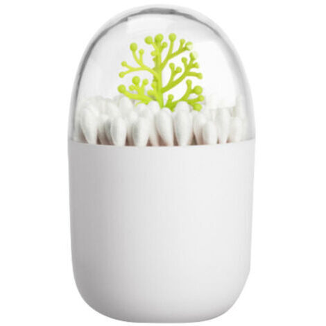 Porte-cure-dents mignon porte-coton-tige distributeur de cure-dents boîtes de rangement portables réutilisables avec couvercle anti-poussière transparent détachable