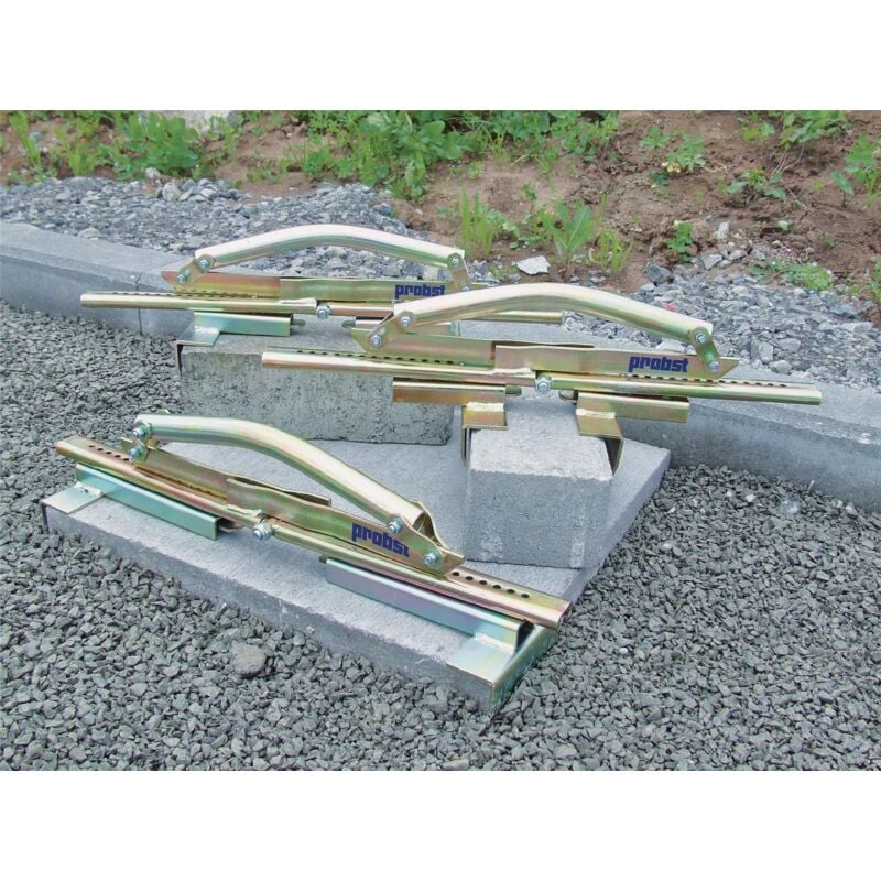 Probst - Porte dalles pph Zone d'atteinte 220 - 505 mm Capacité de charge 60 kg poids propre 1,5 kg, électrogalvanisé