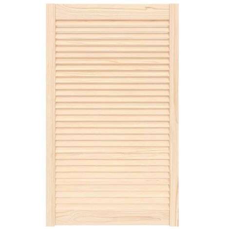 Porte d'armoire à persiennes，Porte d'entrée 99,3x59,4 cm bois de pin massif CFW48547