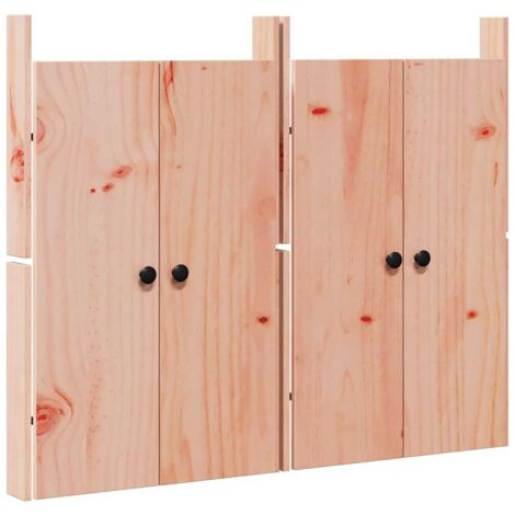 Porte de cuisine 2 pcs Marron 50 x 9 x 82 cm douglas massif CFW37259