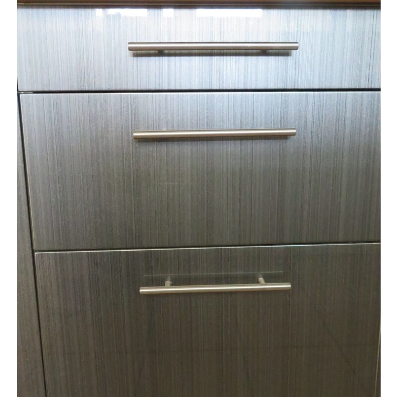 Gd Menuiseries - Porte De Cuisine Lumi Diamant H700Xl800 3 Tiroirs Vendu Séparement Kit Tiroir