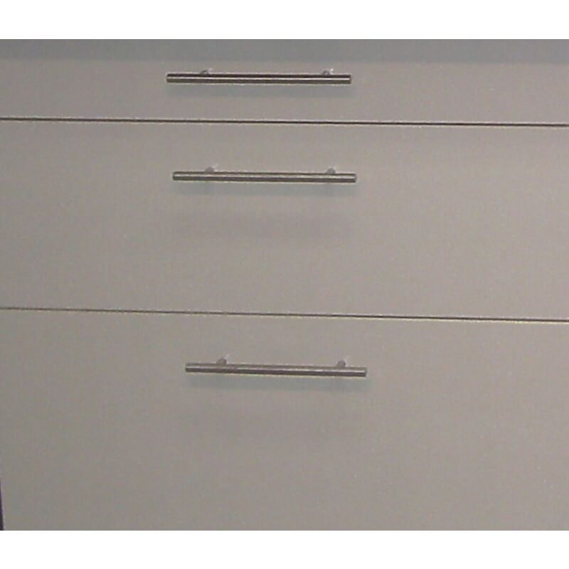 Gd Menuiseries - Porte De Cuisine Lumi Ivoire H700Xl600 3 Tiroirs Vendu Séparement Kit Tiroir