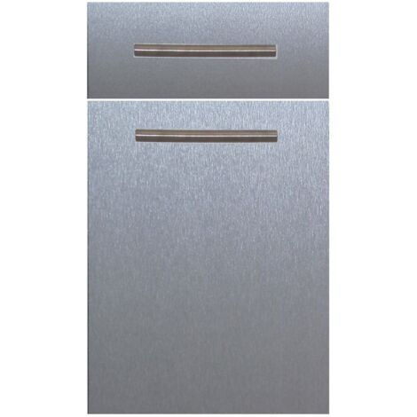 Porte De Cuisine Lumi Platine H70xl60 Cm 1 Porte, 1 Tiroir Vendu Separement Kit Tiroir Gd Menuiseries