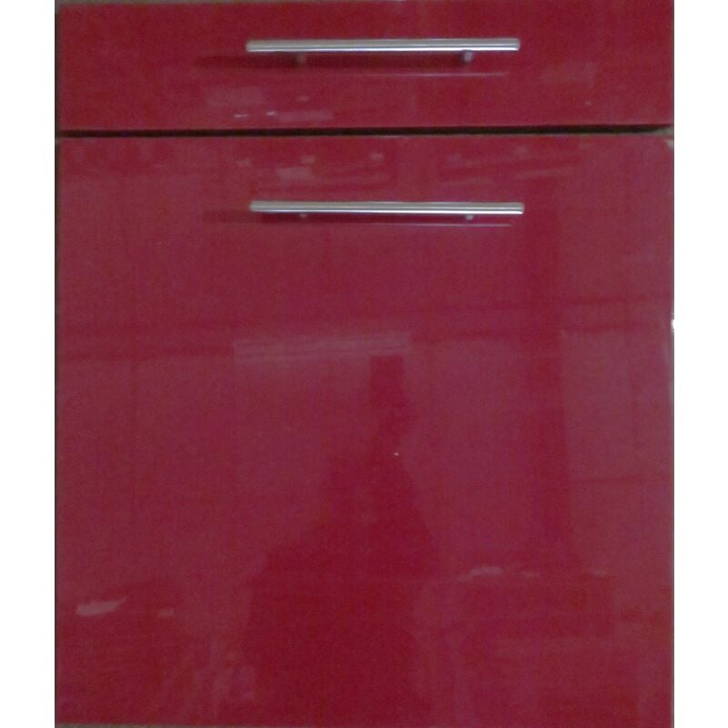 Gd Menuiseries - Porte De Cuisine Lumi Rubis H700Xl400 1 Porte + 1 Tiroir Vendu Séparement Kit Tiroir