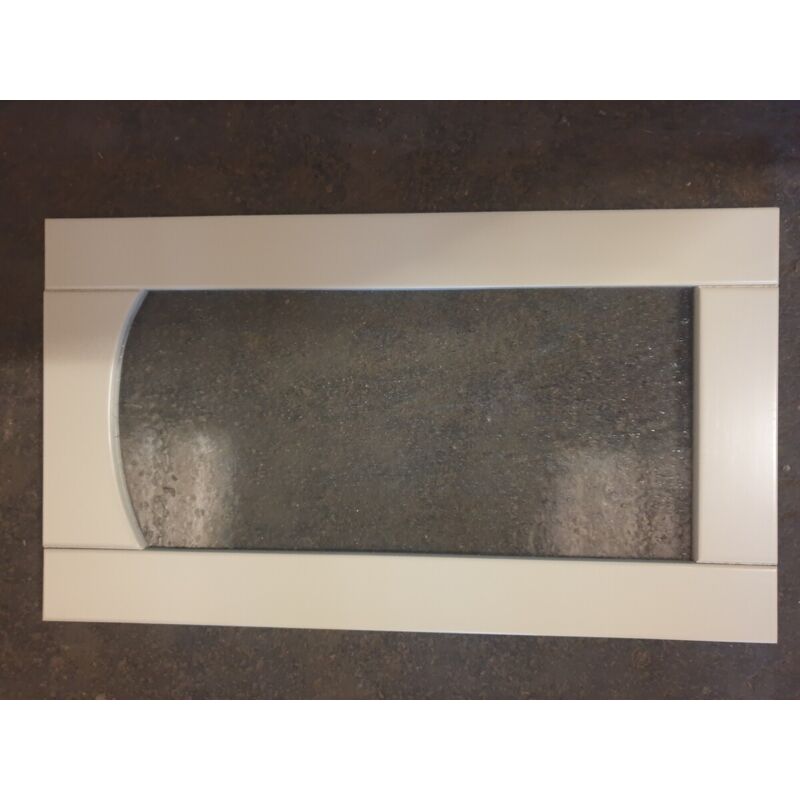 Gd Menuiseries - Porte De Cuisine Nature Blanche H350xl800 Vitree