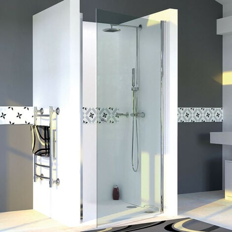 CUISIBANE Porte de douche 100 cm pivotante DYLANE