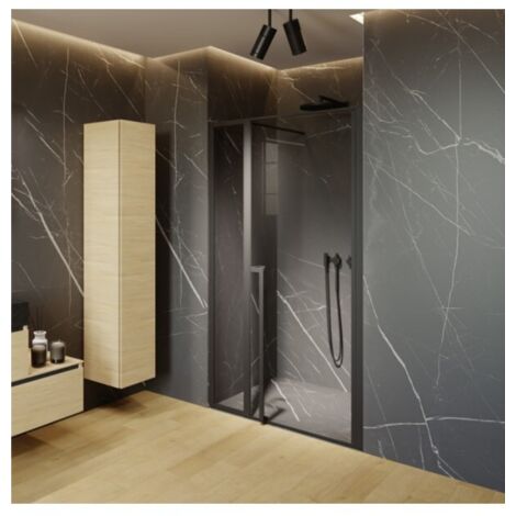 Porte de douche battante en niche LUCID 104 RIHO 130x200 cm