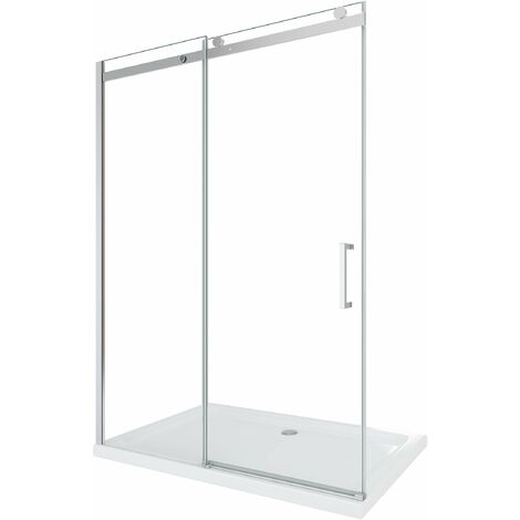 Schulte porte de douche pivotant-pliante 80 x 185 cm, profilé alu-argenté,  paroi pliante en niche, verre de sécurité 3 mm transparent, D185004-F 01 50  : : Bricolage