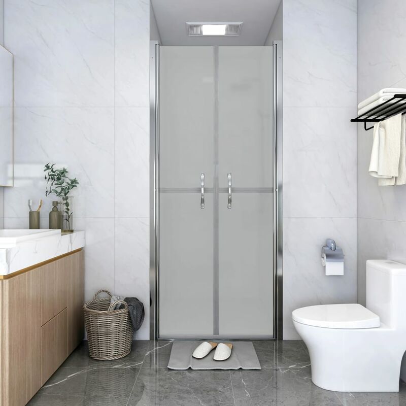 Vidaxl - Panneaux en aluminium de porte de douche et verre satiné différentes tailles disponibles taille : 71 x 190 cm