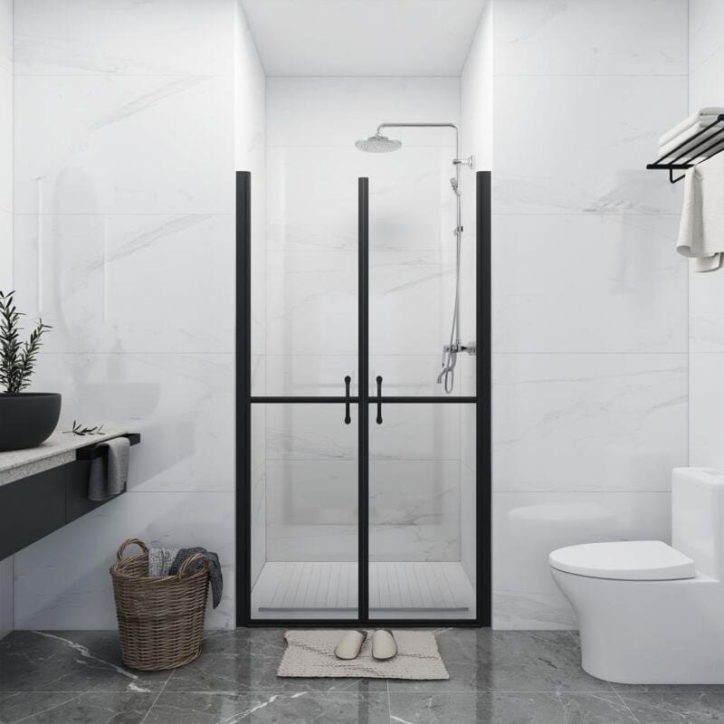 Vidaxl - Porte de douche esg transparent (83-86)x190 cm