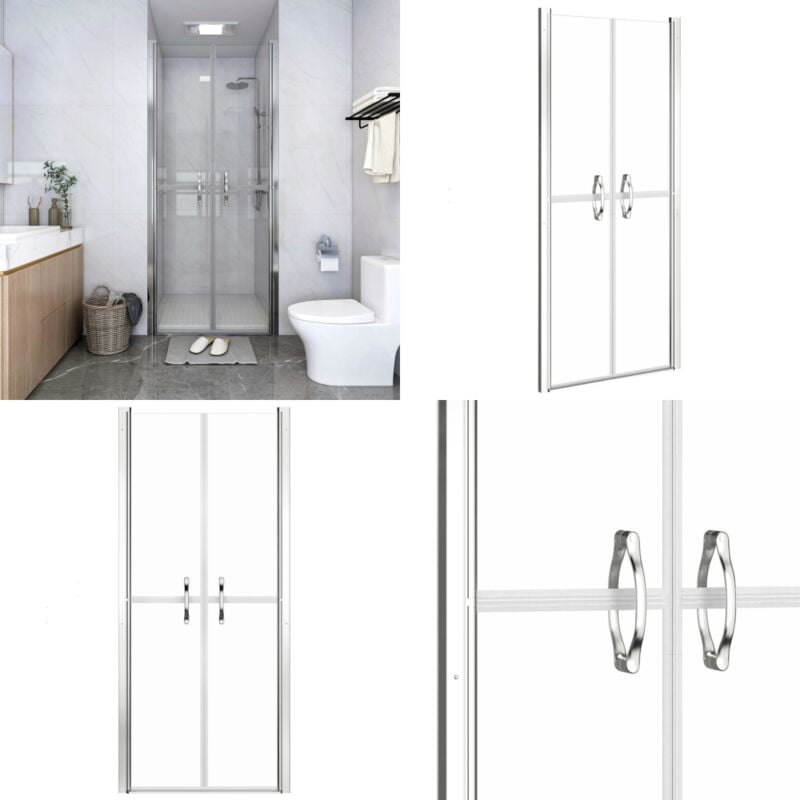Vidaxl - Porte de douche esg transparent 96x190 cm - porte de cabine de douche - portes de cabine de douche - Home & Living