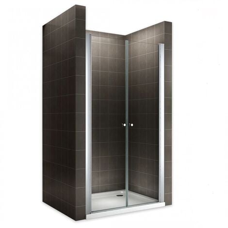 Porte de douche hauteur 195 cm - verre Transparent