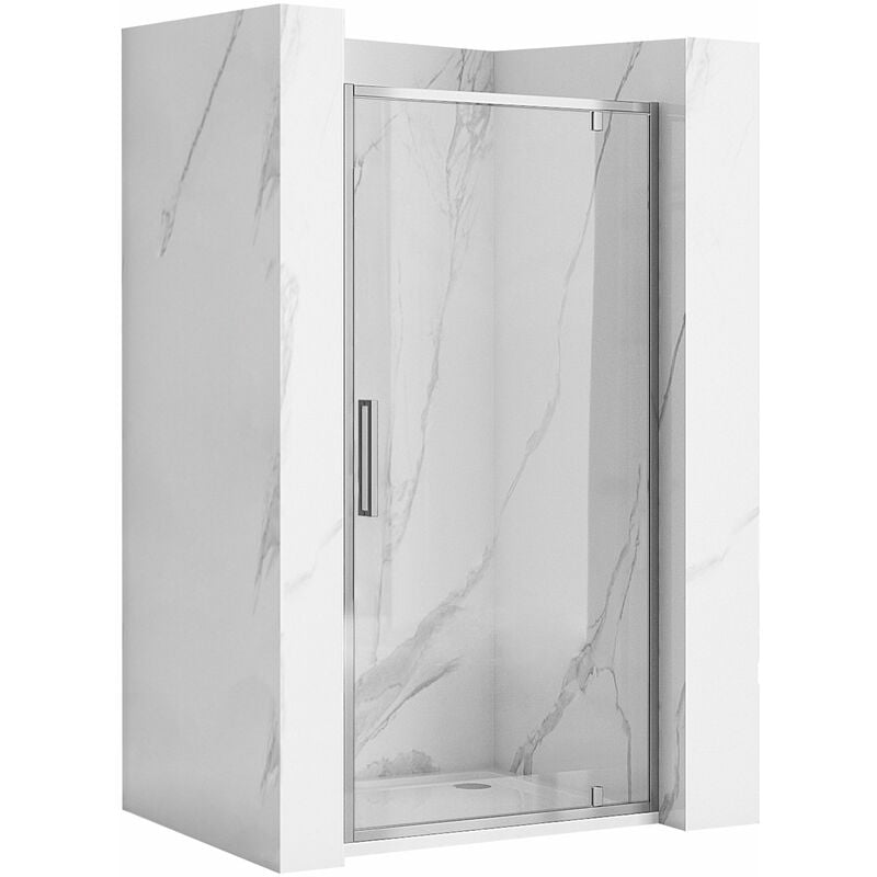 Porte de douche REA rapid swing chrome 100