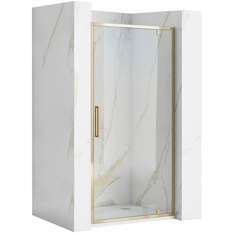 Porte de douche REA rapid swing gold 90