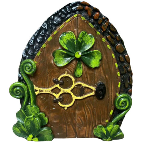 Porte De Fée De Conte De Fées, Portes De Fée en Résine pour Jardin, Portes De Fée Extérieures, Portes De Fée pour Arbre, Décoration De Jardin Extérieure Artisanale D'arrière-Cour pour Clôtures