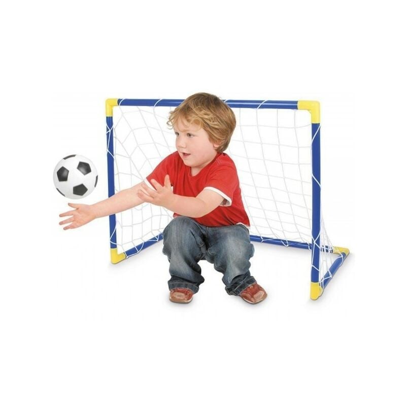Trade Shop Traesio - Filet De Football 30x50cm But De Football Avec Ballon Jeux De Sport Pour Enfants