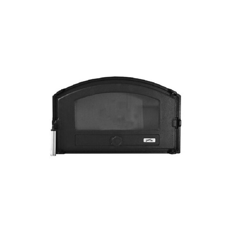 Porte de four à bois HTT 432 noire