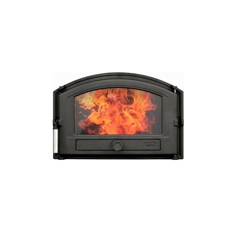 Porte de four à bois htt 433 Noire