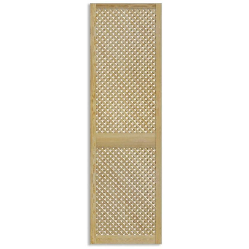 Porte De Placard Naturel Croisillon 201,3 x 44,4 Cm