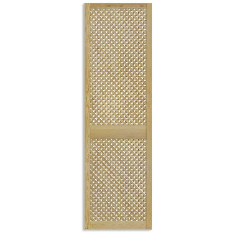 Porte De Placard Naturel Croisillon 201,3 x 49,4 Cm