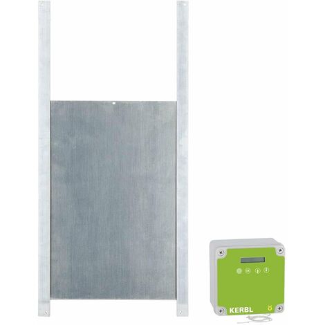 Porte de poulailler automatique coulissante - 300 x 400 mm Kerbl