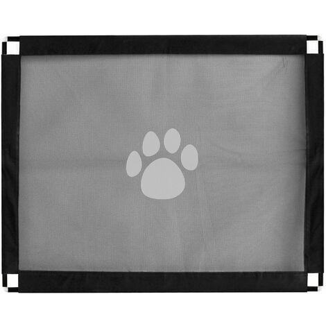 Porte de sécurité magique pour barrière pour animaux de compagnie, barrière de protection portable pliable pour filet de protection Installez-la partout pour les chiens, les animaux de compagnie des c