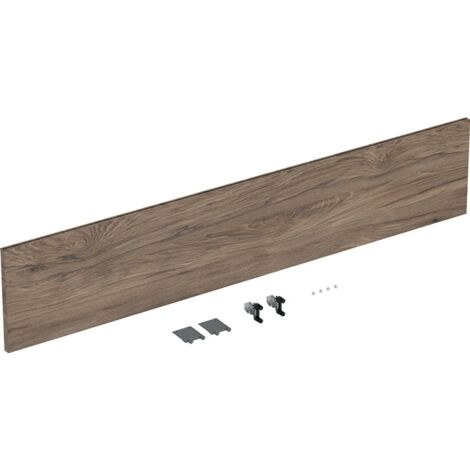 Porte de tiroir GE pour meuble inférieur iCon pour HWB B : 120 cm, Noyer Hickory