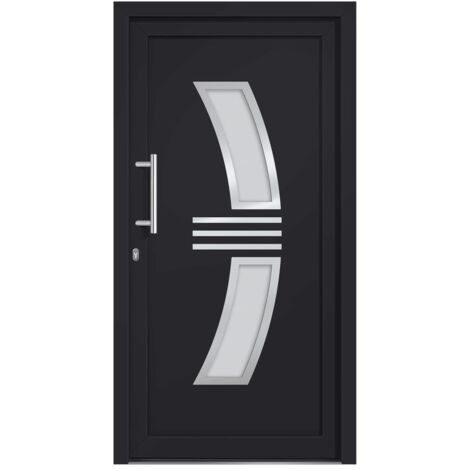 Porte d'entrée Anthracite 108x200 cm vidaXL