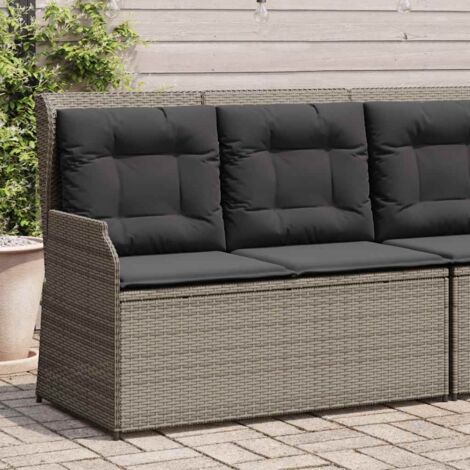 Porte d'entrée anthracite 98x190 cm PVC