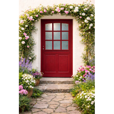 Porte d'entrée traditionnelle bois STYL WOOD - Menuiseries