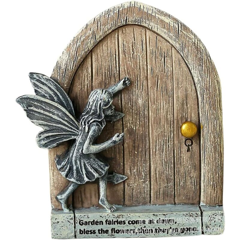 Porte des Elfes Porte des Contes de fées décor de Jardin féerique décor de scène Miniature Toys Accessoire Photo Champignons Plantes d'aquarium décor