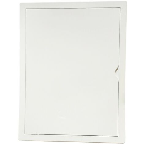 Porte d'inspection plastique ABS 300 x 400 mm – Résistante à l'humidité – Pour faux plafonds et ouvertures techniques – Sans clé – Hydroland
