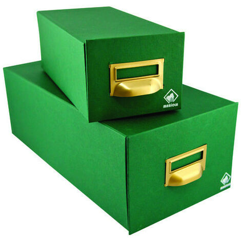 Porte-documents en carton couché Geltex pour 1000 fiches (180x125x350 mm) mariola 3-1000