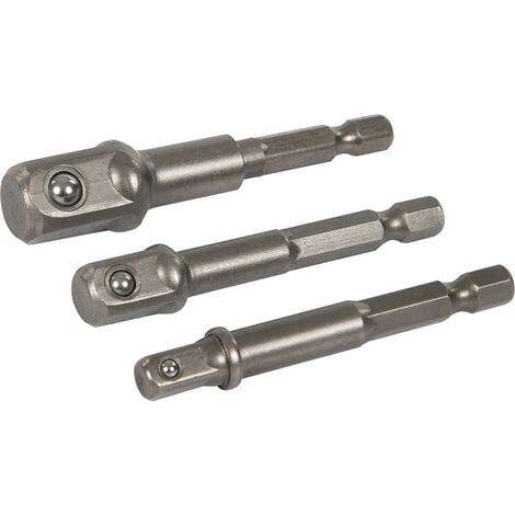 PORTE-DOUILLES 6 PANS ASSORTIS 3 PIÈCES SILVERLINE 819713