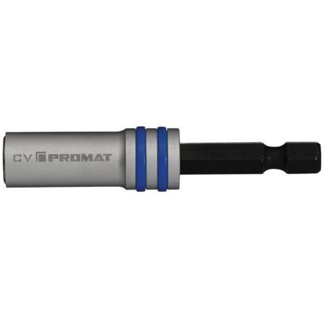 Porte-embout 1/4 po. E 6,3 1/4 po. 1/4 po. C6,3/E6,3 porte-mèches à serrage rapide longueur 65 mm PROMAT