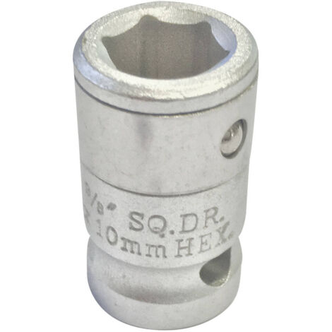 Porte embout 10mm héxagonal 3/8'' carré CrV - SA 2311 - CLAS Equipements