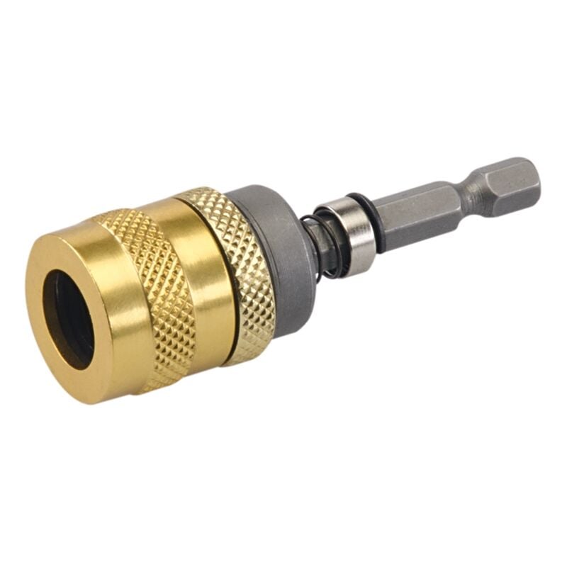 Silverline - porte-embout cloison sèche profondeur réglable queue 6 pans 1/4 868641