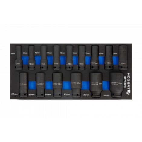 Porte-embout à visser Hogert HT7G129 10-32 mm 15 unités