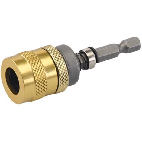 PORTE-EMBOUT CLOISON SÈCHE PROFONDEUR RÉGLABLE QUEUE 6 PANS 1/4 SILVERLINE 868641