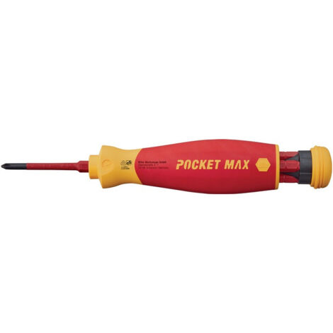 Porte-embout de magasin 45296 Fente en 4 parties/PH/+- (sl/PZD) isolée VDE.WIHA