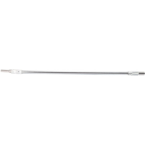 Porte-embout flexible métallique pour perceuse, tige d'extension courbée 400mm universelle