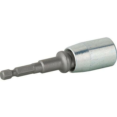 Porte-embout M8, avec douille 1/2" femelle 4 pans et adaptateur spécial 1/4"